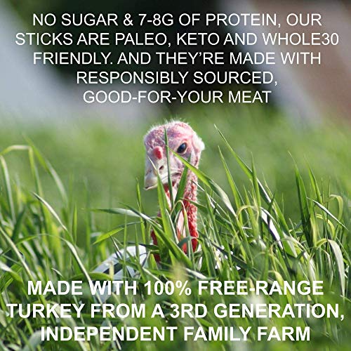 Turkey Variety, Sogo Snacks, No Sugar, Low Carb, Free-Range From A Family Farm. No Soy, Msg, Dairy, Nuts, Nitrates. Gluten Free Non-Gmo. Keto, Whole 30, Paleo Friendly (Turkey Variety, 1-Oz, 12 Cnt) #TOP2