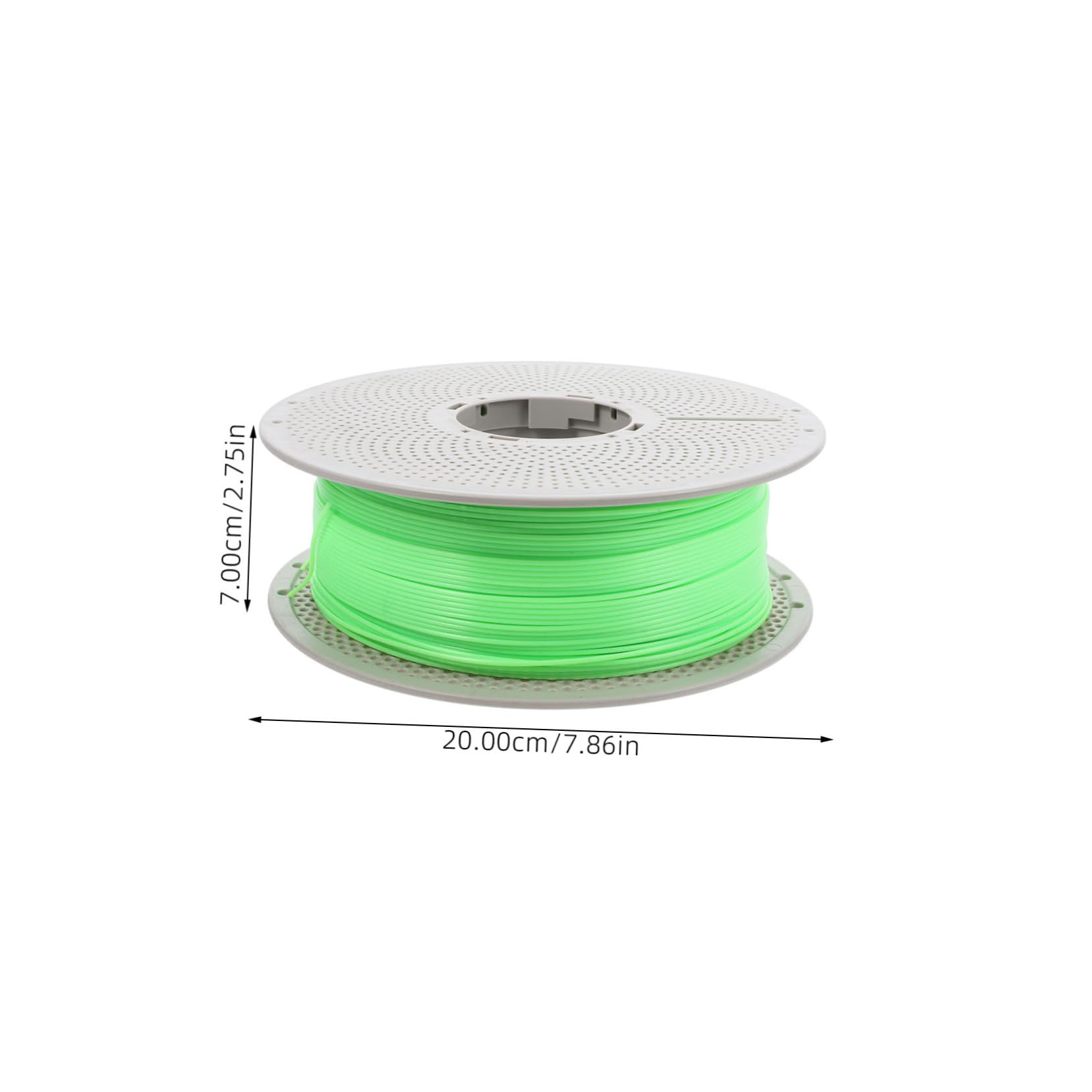 Cabilock Miękki Żarnik Do Drukarki 3d Zielony Świecący Żarnik Świecący W Ciemności Filament Do Drukarki Do Innowacyjnych Akcesoriów Do Drukowania 3d