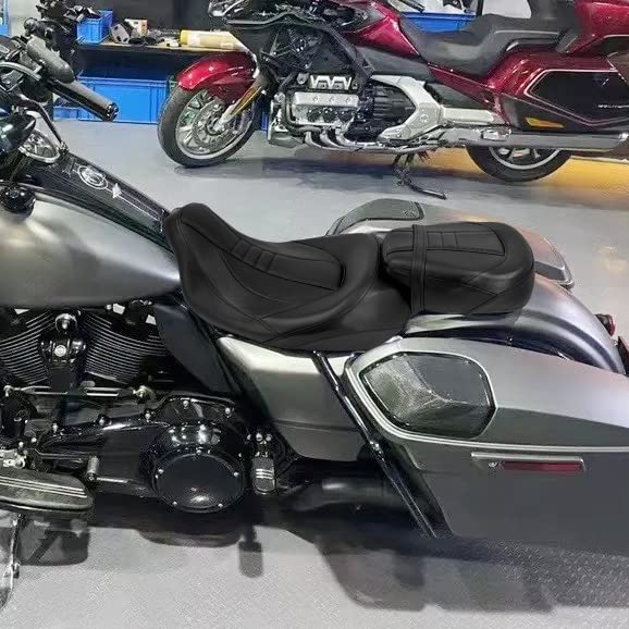 Selle double Harley Road Glide Street Glide confort dos conducteur