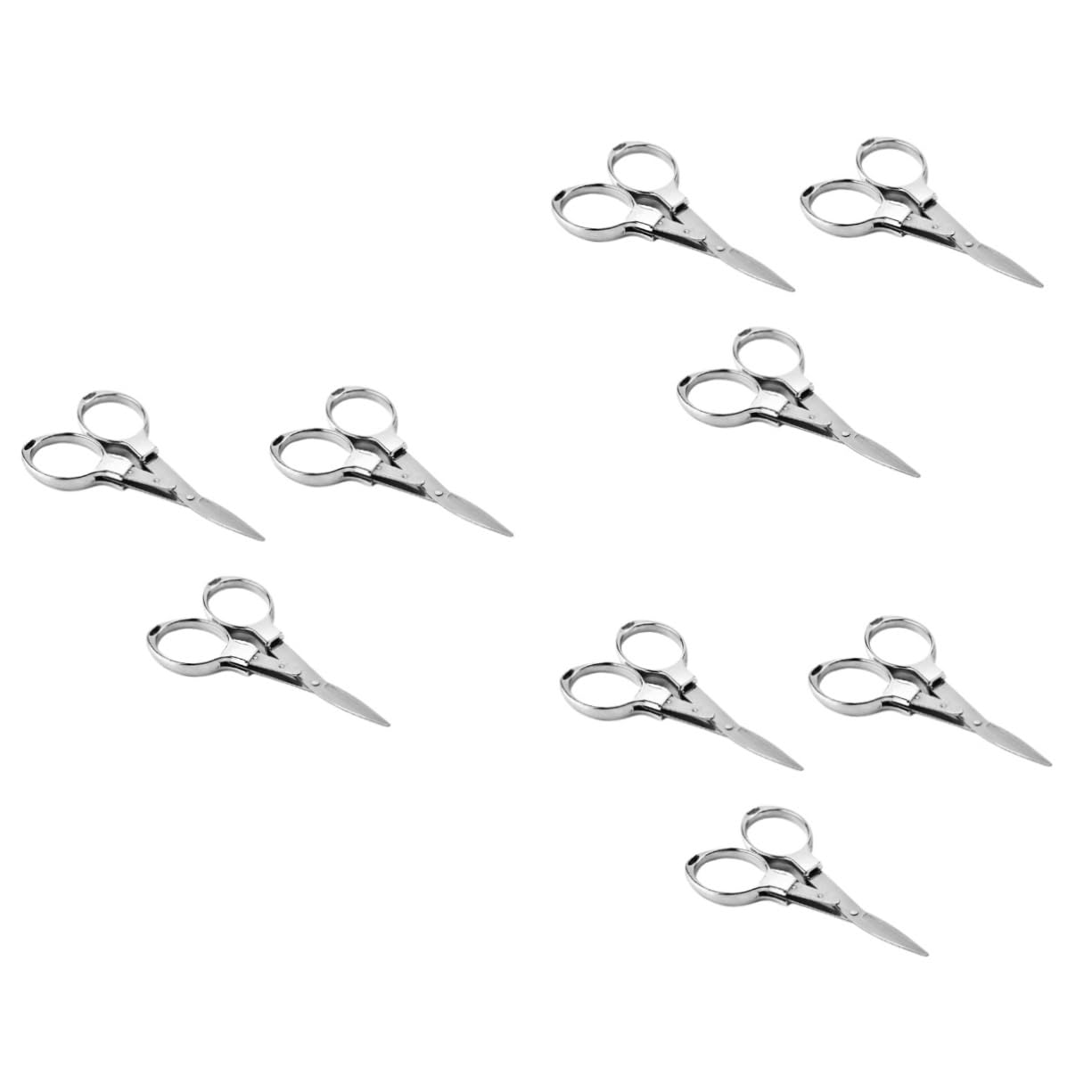 Yardwe 9pièces Ciseaux De Pliables Acier Inoxydable De Accessoires Pratiques Pour Activités Extérieures