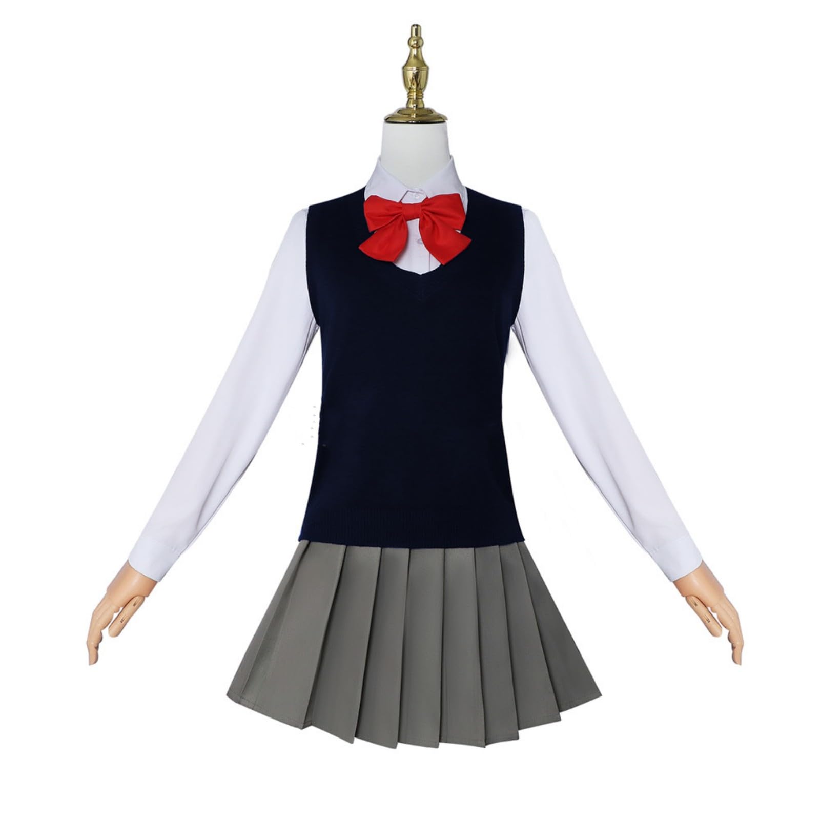 Amazon.co.jp: 天乃リリサ 橘美花莉 制服 コスプレ衣装セット 小物付き 