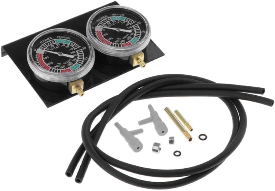 Carburetor Vacuum Gauge Balancer Synchronizer Universal Fit for 2 Cylinder Engines Aftermarket Replacement