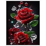 💗Diamant-malzubehör: Farbenfroh gestaltetes 5d-diamant-malset. Jedes set enthält hochauflösende leinwand, farbige runde diamanten, klebestifte, festen kleber und kunststoffschalen. Diamanten sehen lebendig, glänzend, farbenfroh und dreidimensional aus und sind daher die beliebteste diy-dekoration.