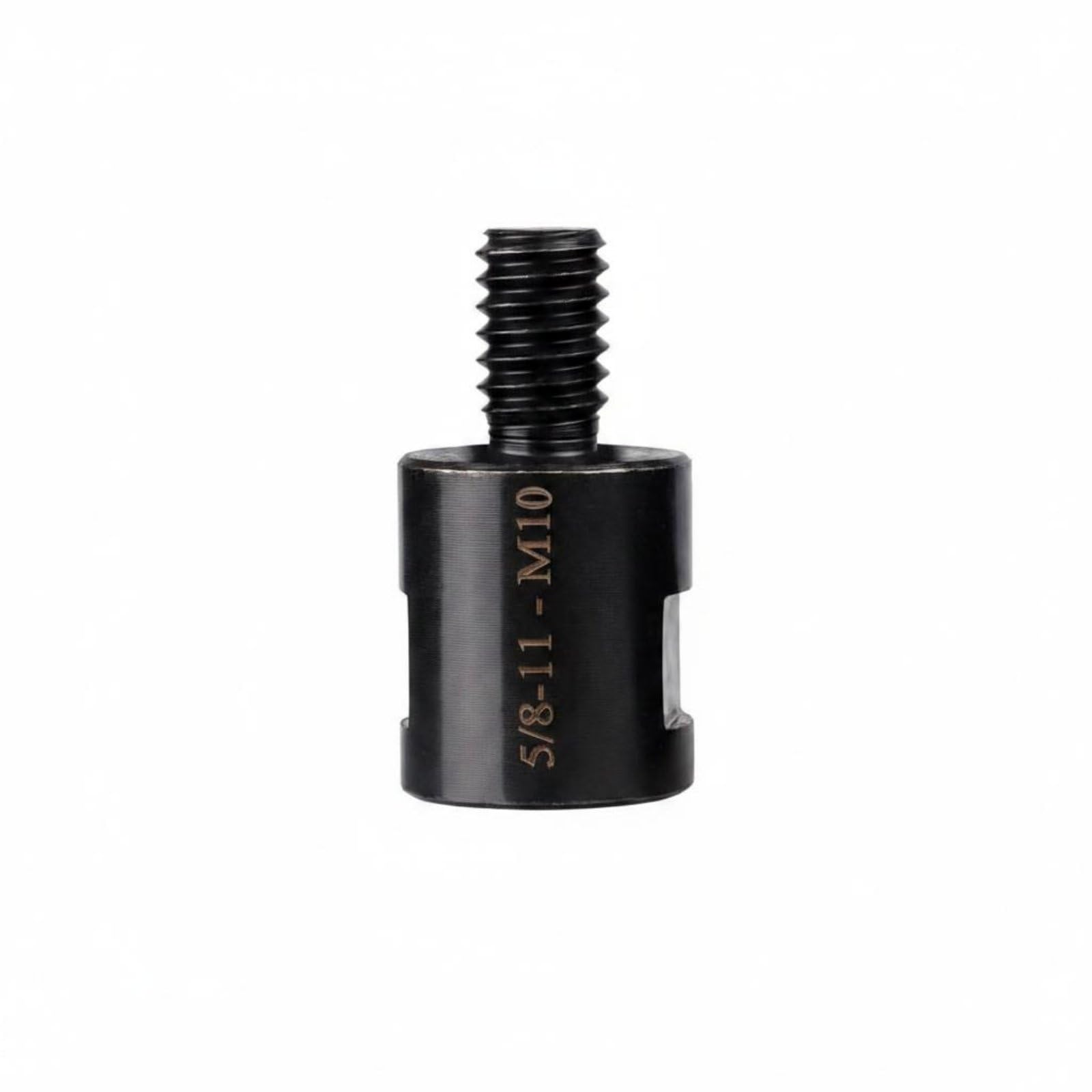 Metal Male Thread Adapter Black Threaded Cylindrical Grinder Converter Machined Finish, 5-8-11 To M10 | Home Improvement &-image-29