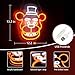AHlove Freddy Neon Signs for Wall Decor，LED Neon Lights for Bedroom，Birthday、Christmas Gifts for kids 5V Power Adapter 12 * 13Inch(wite+orange)