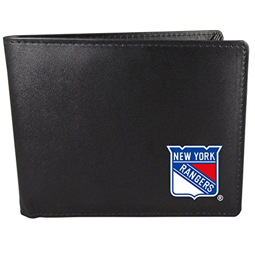 Siskiyou HBWP105 Nhl Siskiyou Sports Mens New York Rangers Bi-Fold Wallet One Size Black cover