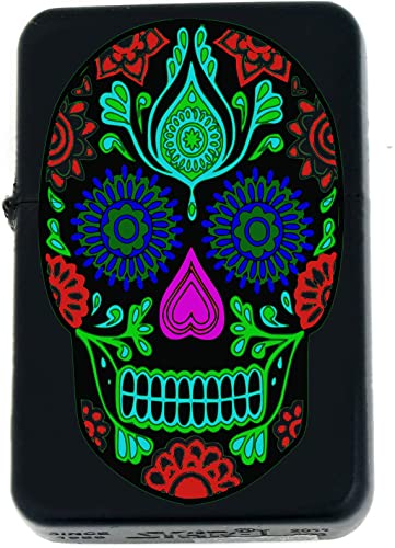 Encendedor metálico windproof negro mate GIFTS INFINITY miniatura 1