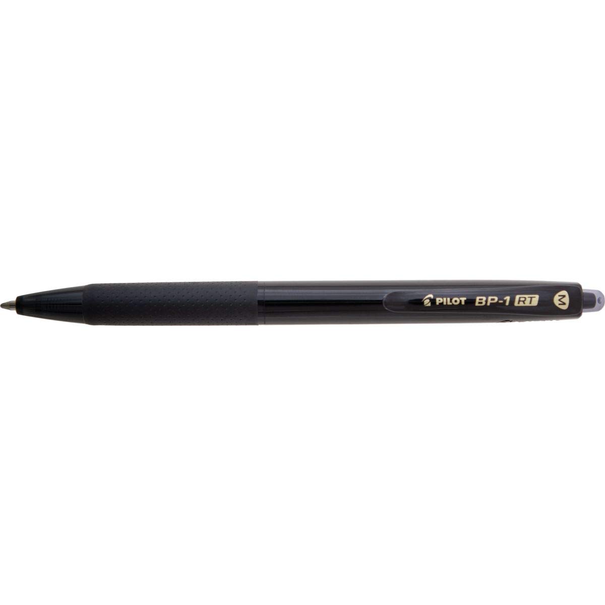 Rubberized Retractable Pen x 12 Units, 2410046PT, Black