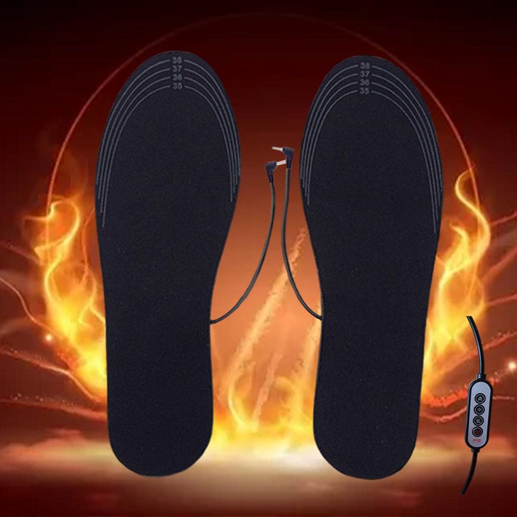 BNF®2xHeated Shoe Insoles Warm Socks Feet Heater USB Foot Winter Warm Outdoor Pads 255mmUSB Thermostats|Clothing Shoes & Accessories | Unisex Clothing Shoes & Accs | Unisex Accessories