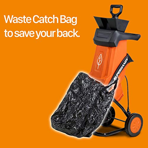 image for SuperHandy Wood Chipper/Leaf Mulcher, Corded Electric, 1.5