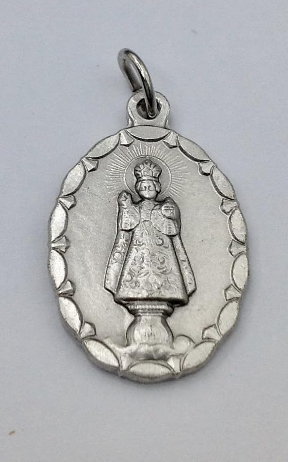 THE JESUS CHILD OF PRAGUE OVAL SHAPE MEDAL - THE PATRON SAINTS MEDALS - 100% MADE IN ITALY4