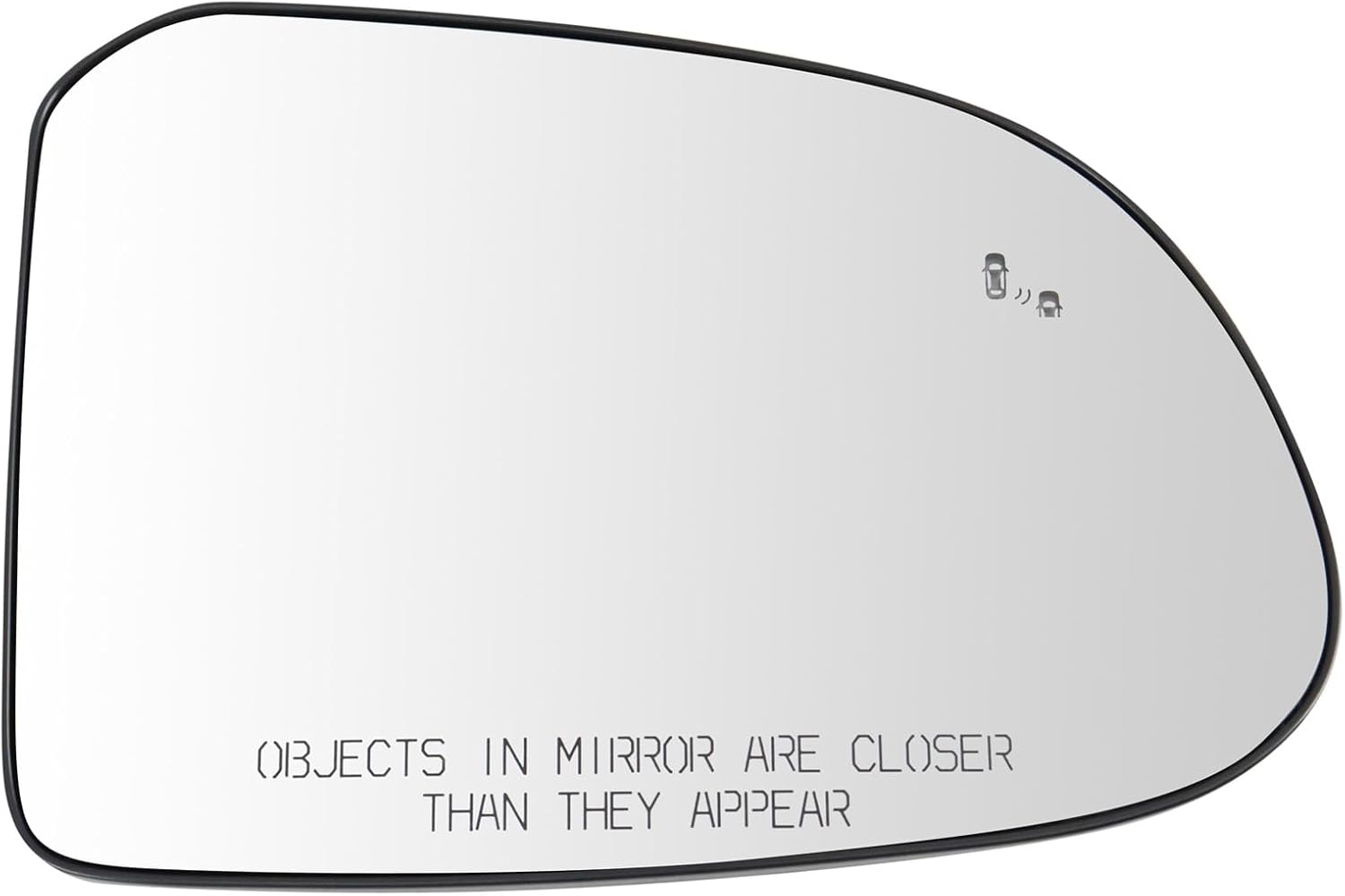 Passenger Side Mirror Glass Heated Blind Spot Convex Compatible with 2019-2020 Hyundai Santa Fe HY1325134 HY1325135