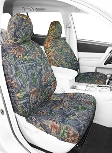 Front Buckets Seats, CalTrend Camouflage Seat Covers for 1997-2002 Jeep Wrangler Hunter Camouflage Insert and Trim