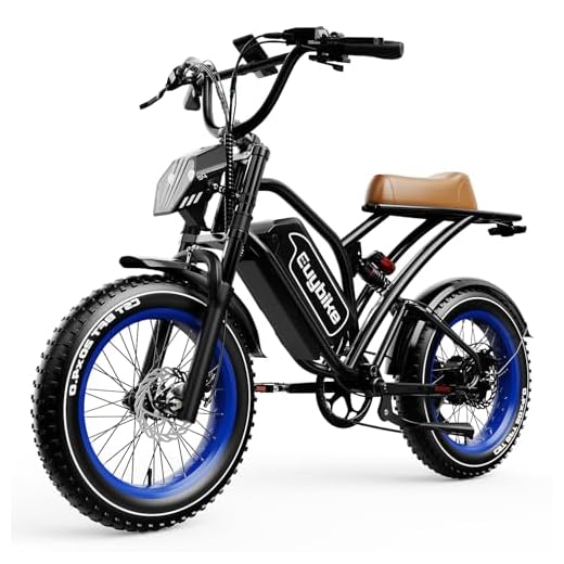 Euybike S4 Electric Motorcycle Bike,2000W Motor(Peak Out 3000W) with 48V 25Ah Battery,80+ Miles Long Range, 30Mph Fat Tires Dirt Ebike, All-Terrain, Ideal for Commuting, Off-Road, Unisex E-Bike