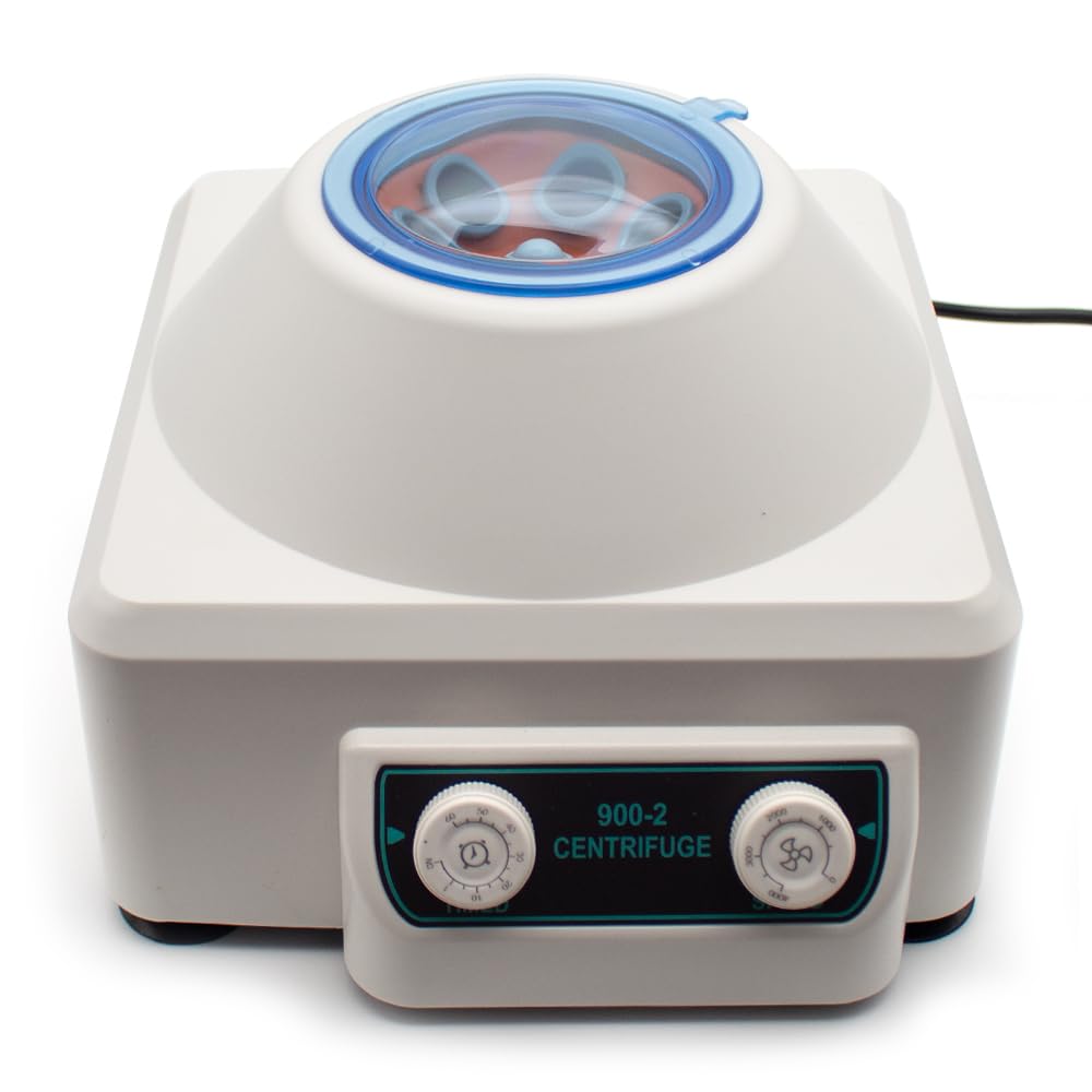 Centrífuga Eléctrica de Laboratorio, Centrífuga de Laboratorio 6 * 20ml, Centrífuga de Mesa Prp de Laboratorio para Separación de Muestras/Análisis Cualitativo de Baja Velocidad 4000 Rpm