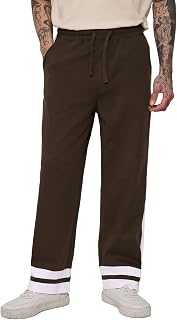 The Souled Store Korean Joggers: Sepia Men and Boys Drawstringed Cotton Blend Korean Joggers Price In India