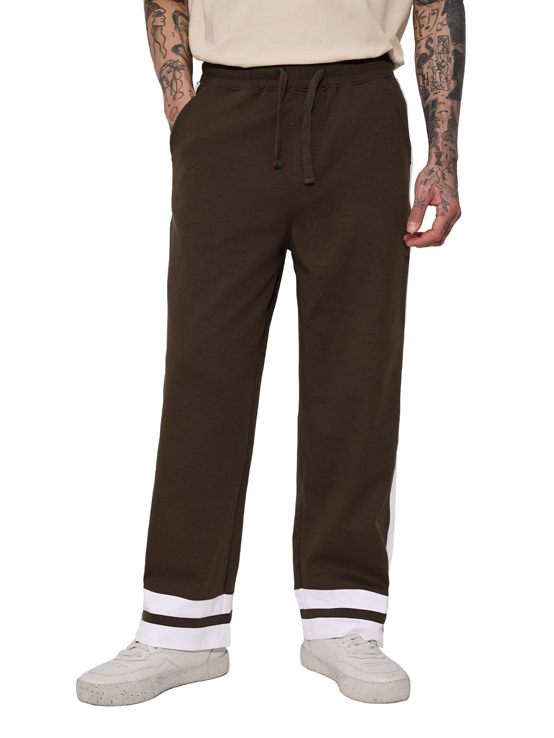 The Souled Store Korean Joggers: Sepia Men and Boys Drawstringed Cotton Blend Korean Joggers - Review, Price and Buying Guide