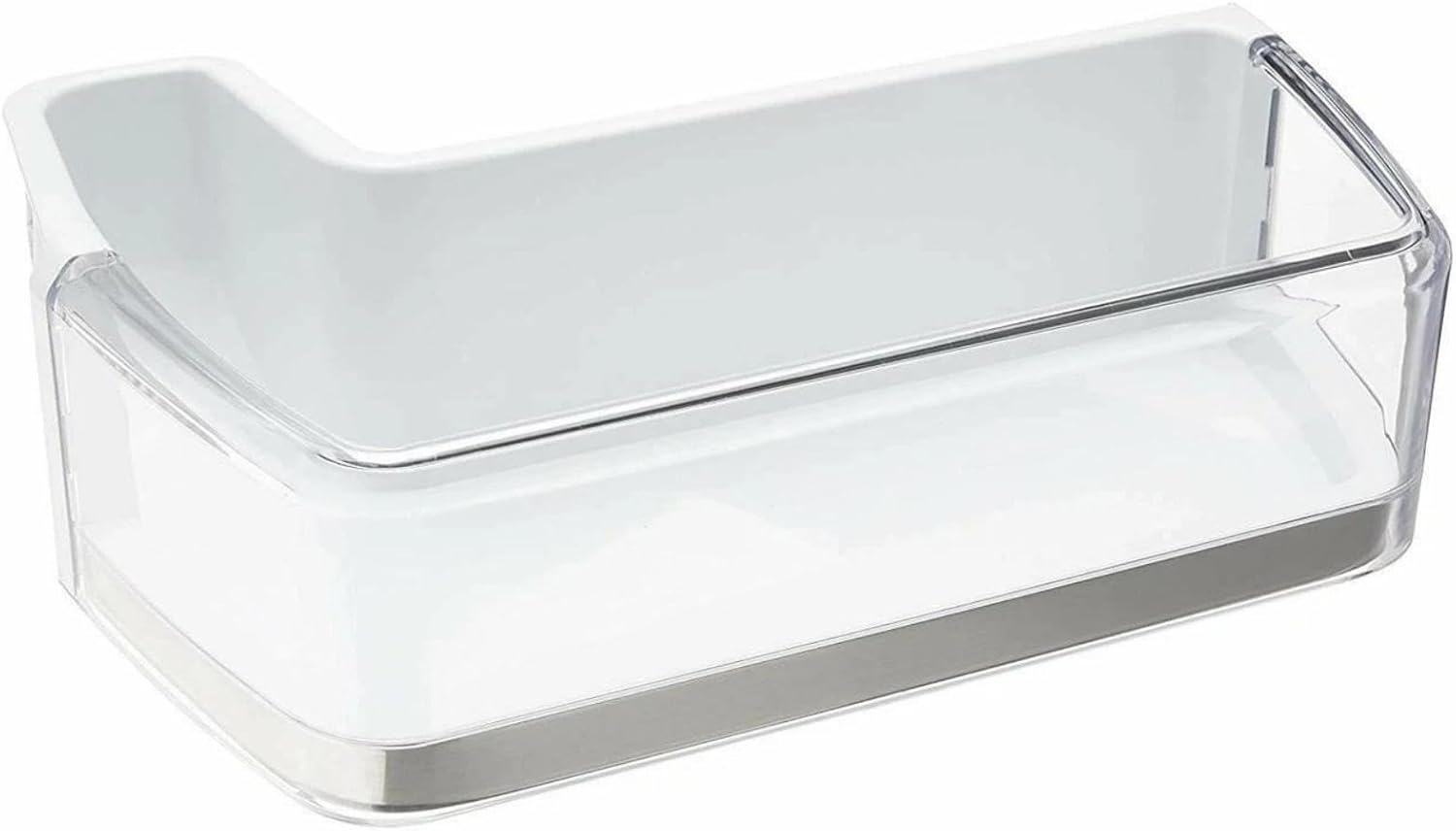 DA97-08400A Left Middle Door Bin - for Samsung Refrigerator Door shelves - Fridge door condiments beverages organizer - Refrigerator door bin replacement - Fridge plastic shelves bins - W 14 in