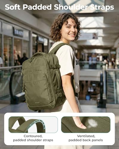 BAGSMART Travel Backpack with Packing Cubes