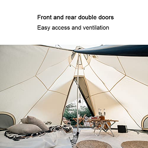 Carpa Tipi Familiar Impermeable Grande para Camping miniatura 4