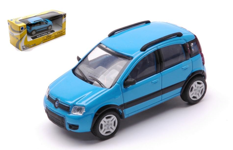 Generico Modellino Modello Fiat Panda 4x4 2006 Scala 1:43 1 pezzo (azzurro)