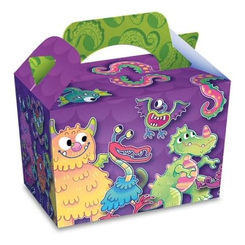 250 Kids Meal Boxes for Parties - Monsters Theme Cover