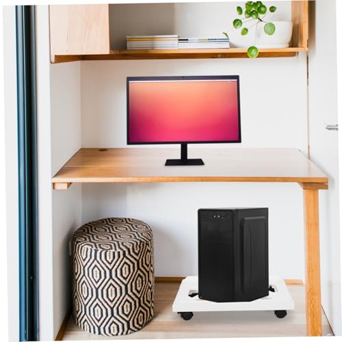 Soporte para CPU de piso para computadora TEHAUX, con ruedas, diseño robusto para mejorar la ventilación, uso en oficina en casa miniatura 4