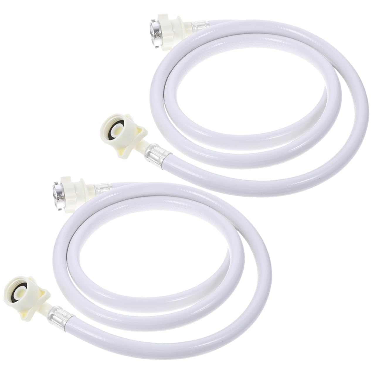 2 pièces Tuyau Alimentation Machine à Laver PVC Inox Résistant Haute Pression Raccord Étanche Facile Installation pour Lave Linge