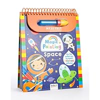 Bookoli - Magic Painting: Space - Mess Free Colouring - Travel Toys for Toddlers - Space Toys - Gifts for Boys