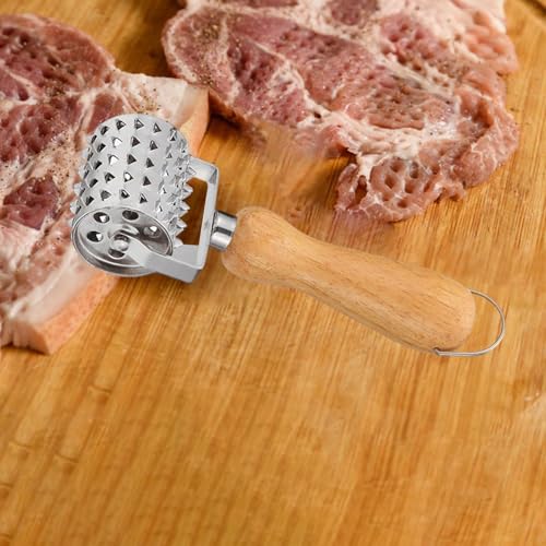 Colcolo Fleischklopfer-Roller, Fleischroll-Weichmacher, praktischer Fleischwolf, Fleischstifte, Locher für Esszimmer, Haushaltsgeräte, Werkzeuge
