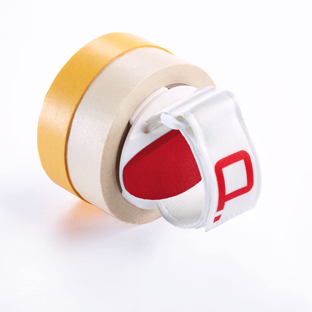 Protaper Herramienta de pintura para trabajos de enmascarado - Con el set de enmascarado pintores podrá enmascarar de forma rápida, fácil y segura. 1x dispensador, 1x soporte y 2x cinta crepé.