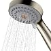 High Pressure Handheld Shower Head with Powerful Shower Spray against Low Pressure Water Supply Pipeline, Multi-functions, w/ 79'' Hose, Bracket, Flow Regulator, Brushed Nickel Finish