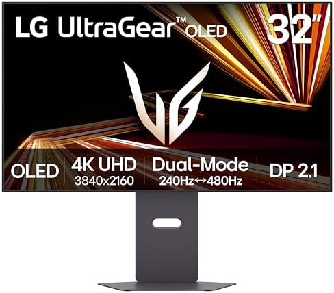 LG 32GX870A-B 32-inch Ultragear 4K UHD (3840 x 2160) OLED Gaming ...