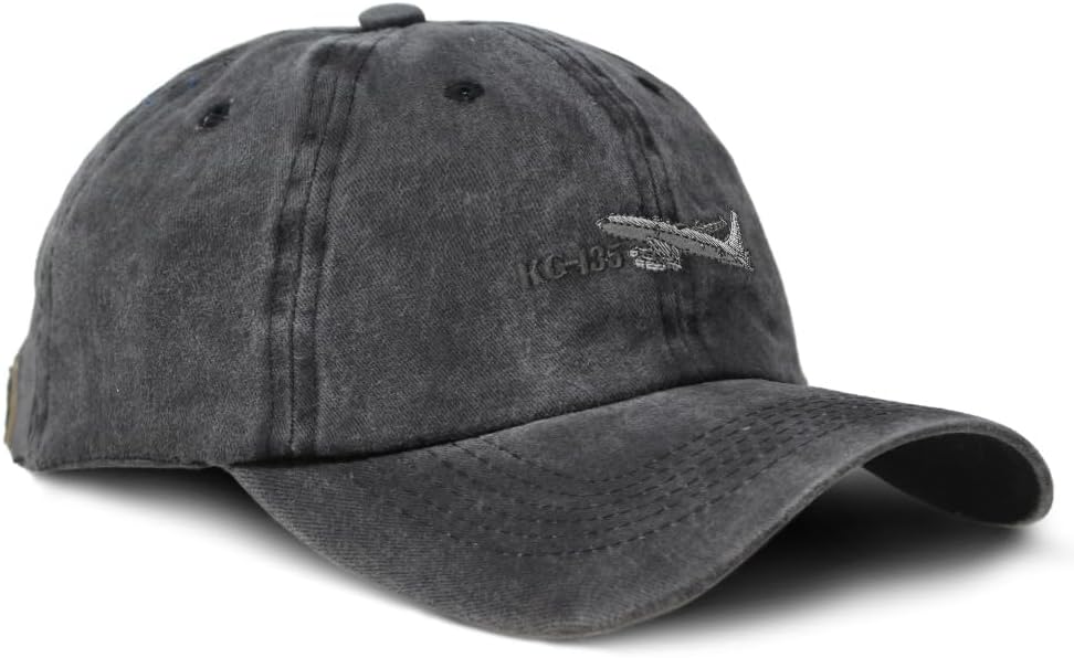 Soft Baseball Cap Embroidered Dad Hat Kc-135 Aircraft Name Embroidery Vintage Hats Washed Baseball Cap