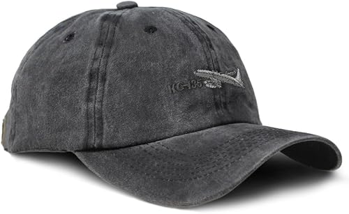 Vintage Washed Hat Kc-135 Aircraft Name Embroidery Cotton Dad Hats for Men & Wom