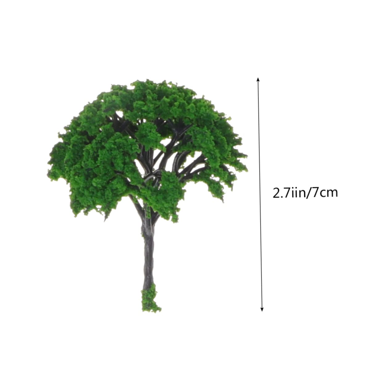 Cabilock 100 Piezas Mini Arboles Árboles Modelo De Arquitectura Paisaje Paisaje Arbol Artificial Miniatura Material Modelo