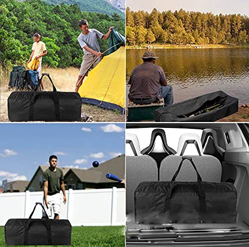 48 Inch Large Zippered Duffel Bag for Travel Camping Sports Equipment Storage, 250L Waterproof Foldable Storage Bag4