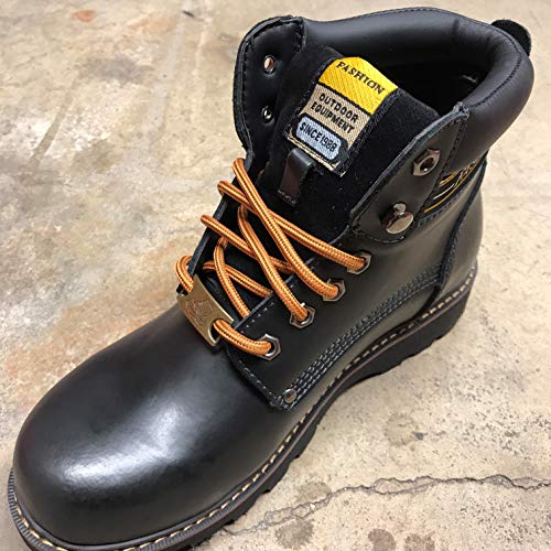 Image of 3 Pairs Heavy Duty Round Boot Laces Shoelaces for Hiking Walking Construction Safety Work Boots Shoes