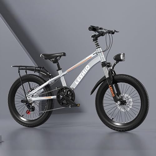 【Banefu】新登場 子ども自転車 変速 子供用マウンテンバイク18/20/ 22インチ、 LEDヘッドライト付き ディスクブレーキ 高炭素鋼 安全耐久性 可愛い 高さ調節可能 組み立て簡単6 〜 15歳 低学年 女の子 男の子 小学生 人気 誕生日 プ