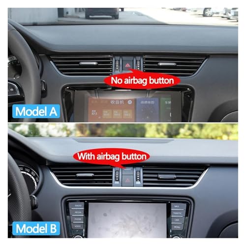 Rejilla de aire frontal para mejorar los viajes en Skoda Octavia A7 MK3 6