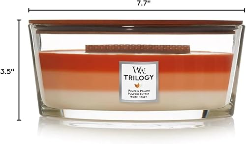 Vista 43 de WoodWick - Vela mediana en frasco con forma de reloj de arena, aroma Cafe Sweets, cera de mezcla de soja, mecha de madera Pluswick Innovation