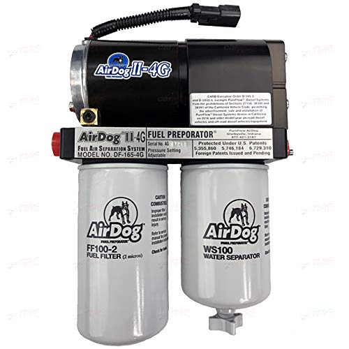 AirDog A6SABF493 Fuel Pump (Pure Flow II-4G 03-07 Ford 6.0L Power stroke DF-165-4G), 1 Pack