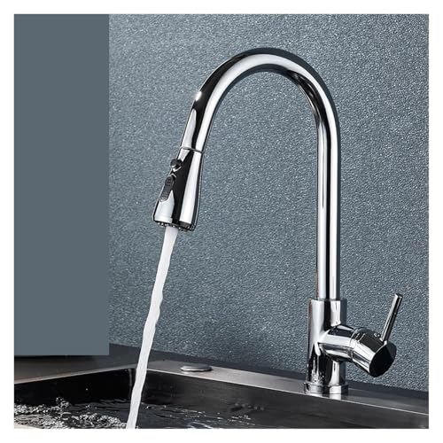 Grifo mezclador de agua fría y caliente negro mate giratorio 360 grados para fregadero