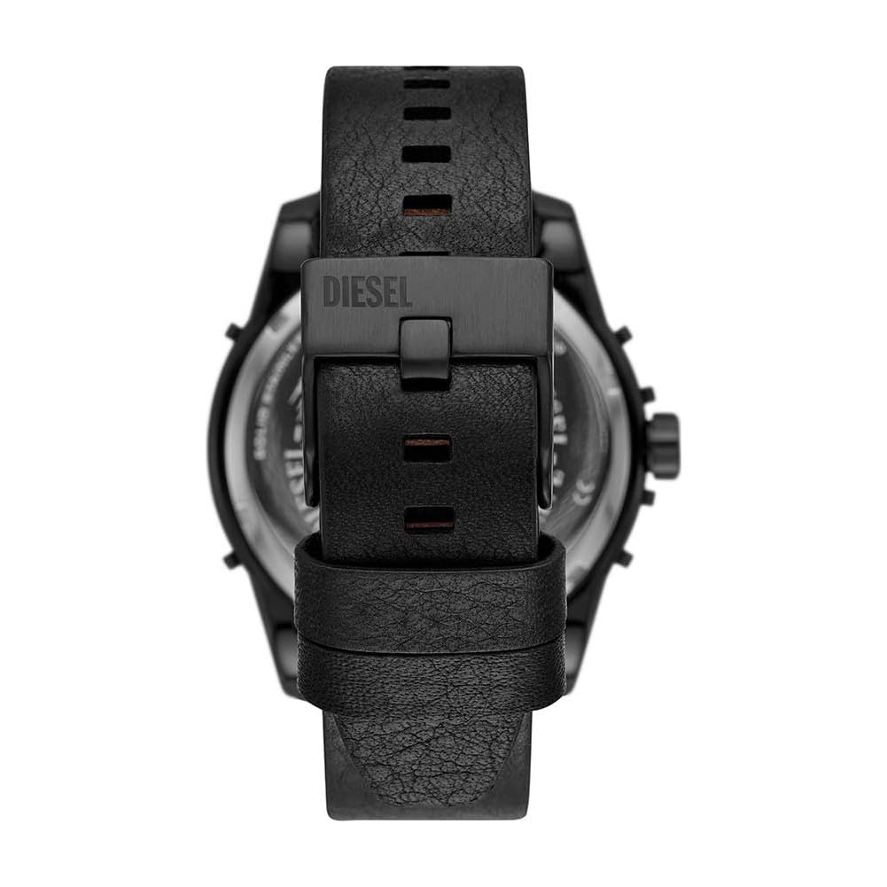Diesel Orologio Caged da uomo, movimento al quarzo con Cinturino in silicone, acciaio inossidabile o pelle