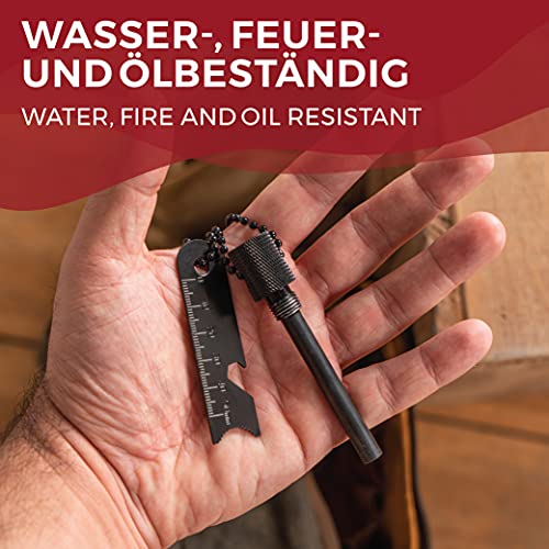 EVEREST FITNESS Fire Starter Fire Starter Flint for Outdoor Camping Survival Easy Grip - Image 6