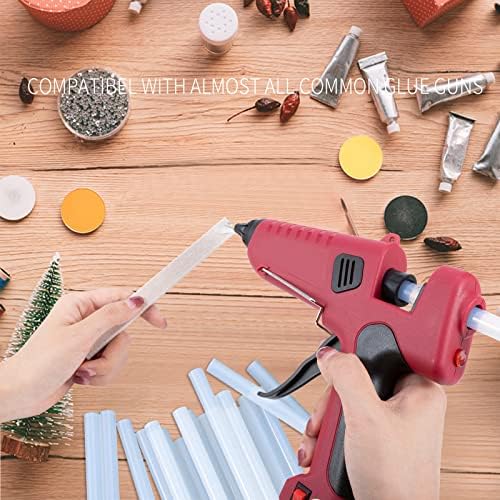 BEEWAY Glue Gun Sticks Φ 7.0mm, Pack 125 7mm x 100mm Hot Glue Sticks for Glue Guns, Premium A+, SGS Approved