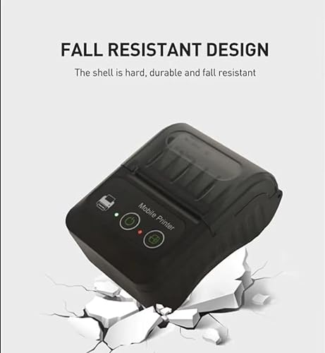 Miniatura 4 de No es compatible con iPhone iOS/IPAD/MAC, solo compatible con Android/Windows, impresora térmica Bluetooth de recibos de 2.283 in, mini impresora