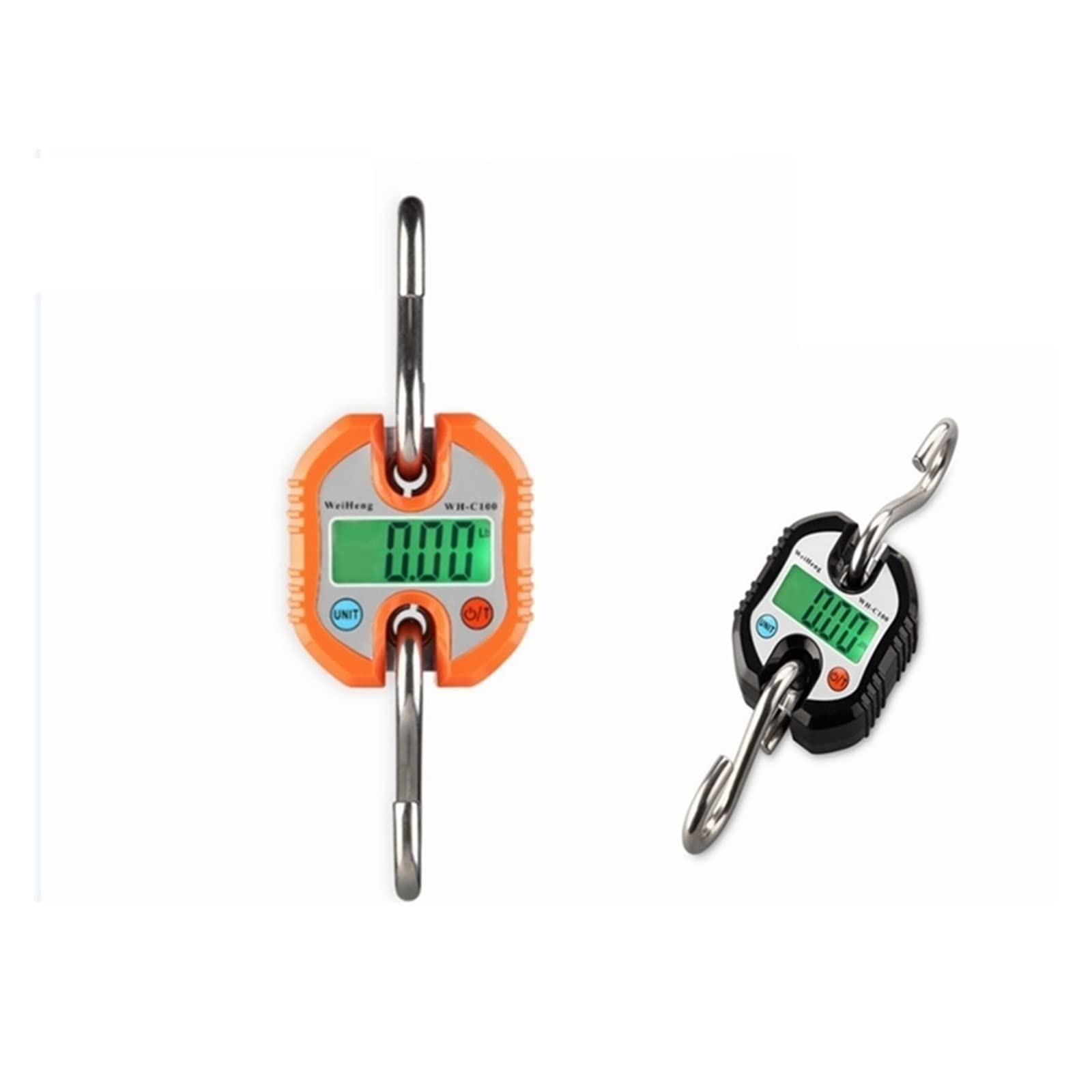Bilancia per gru, Mini Bilancia for Gru 150kg 50g Portatile Digitale In Acciaio Inox Gancio Appeso Bestiame Bilancia Loop Heavy Duty Bilancia,Forte affidabilità(Noir)
