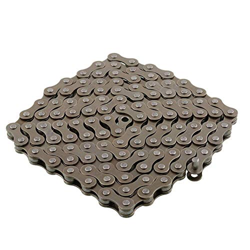 Image of Bicycle Gear Chain Multispeed 6 /7 /8 /9 Speed 116 Links BMX MTB Mountain City Cycle Chain Compatible with 18 /21 /24 /27 Speed Cycles