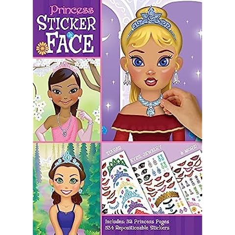 Bendon Create-A-Face Sticker Pad (Princess) Cover